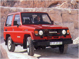 Toyota Landcruiser LJ 70 - ilustrační fotografie